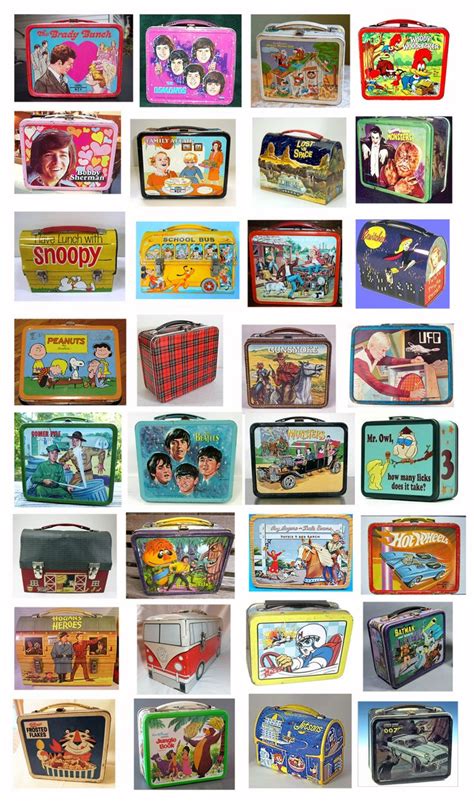 school lunch boxes 1960s